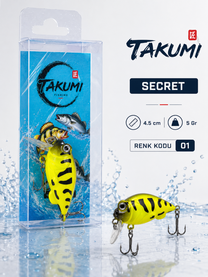 TAKUMİ SECRET 4.5 CM 5 GR COLOR : 01