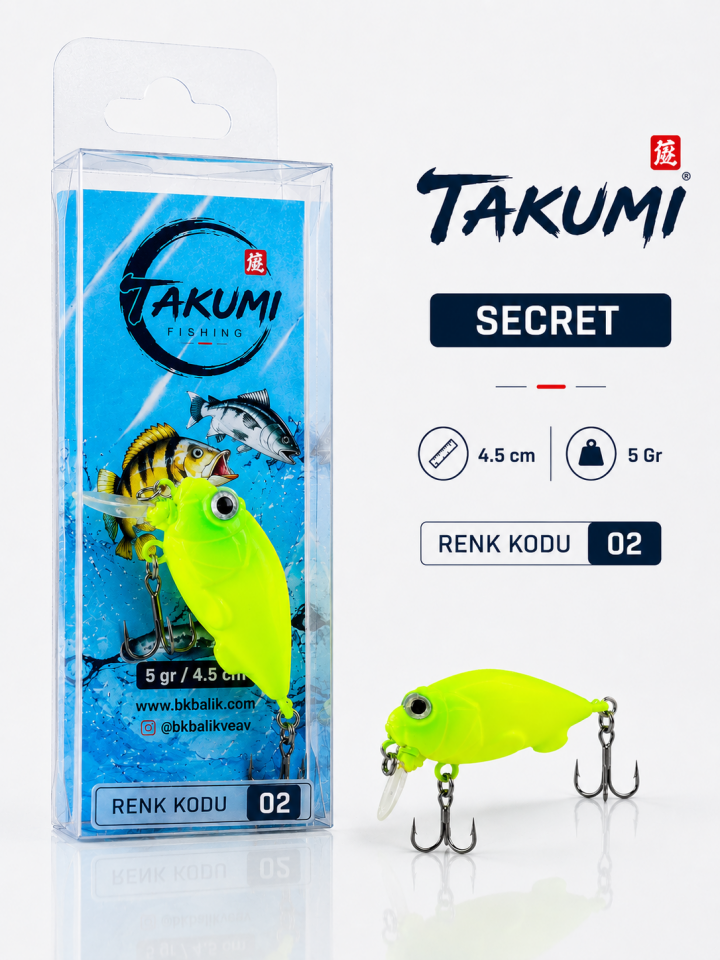 TAKUMİ SECRET 4.5 CM 5 GR COLOR : 02
