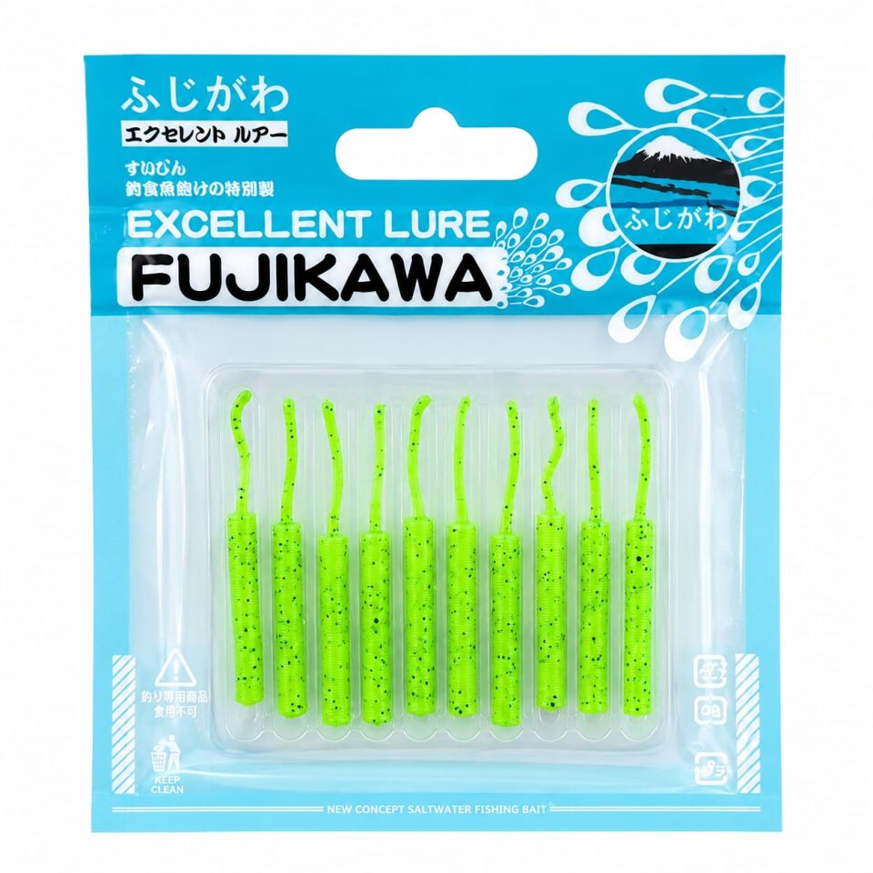 SİLİKON LRF 4.5 CM 10 LU PAKET GREEN