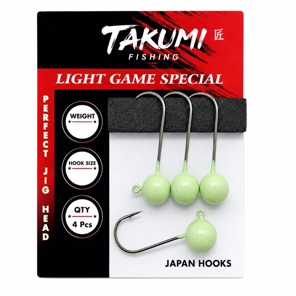 JİGHEAD LRF GLOW 4 LÜ PAKET 3 GR