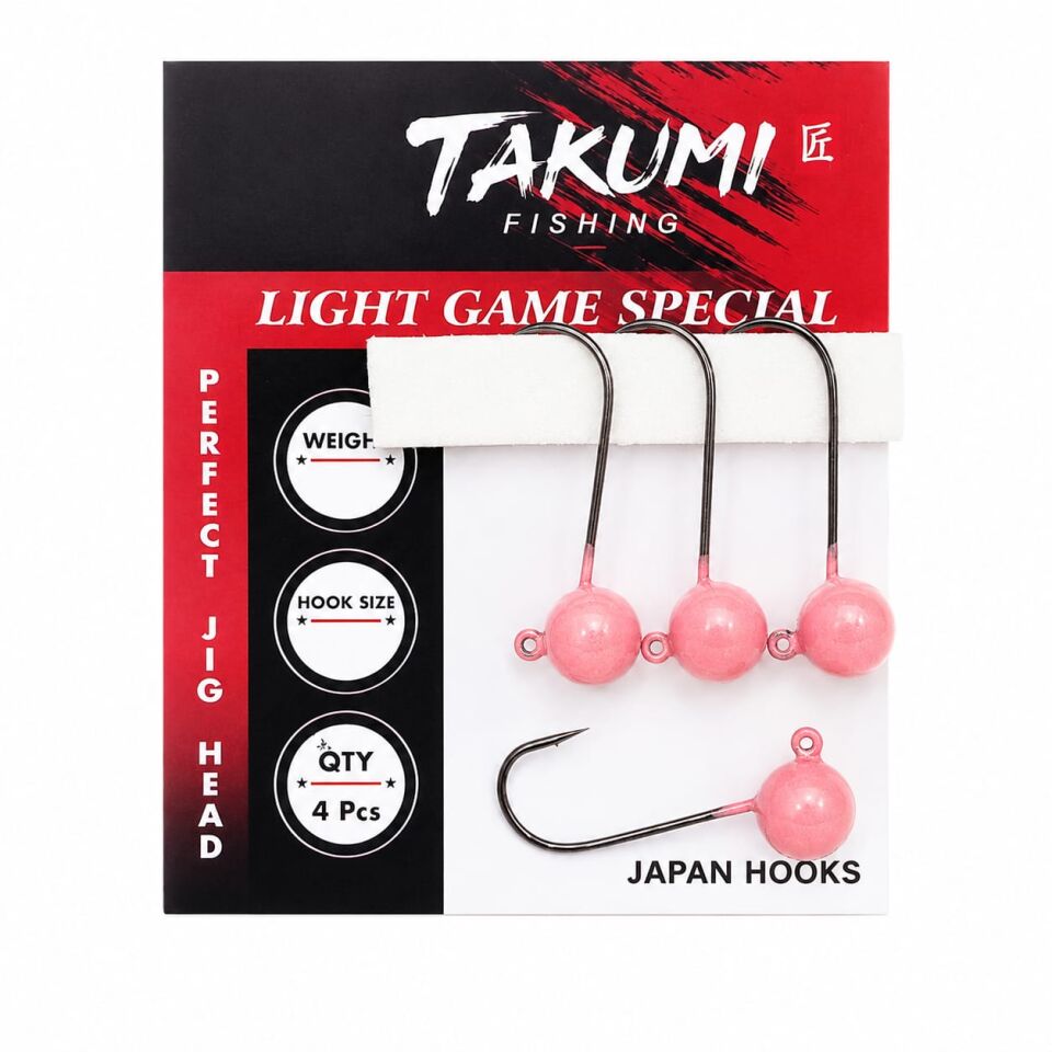 JİGHEAD LRF PİNK GLOW 4 LÜ PAKET 5 GR
