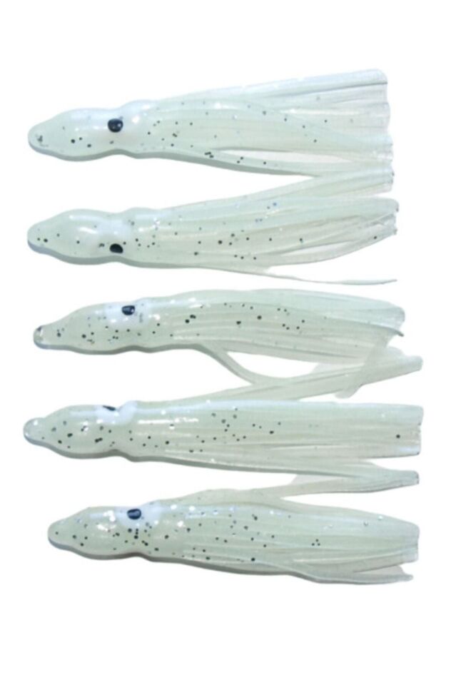 SİLİKON AHTAPOT 5 CM 5 Lİ PAKET RENK : GLOW