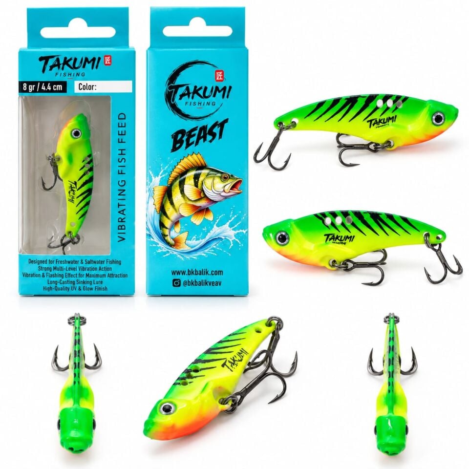 TAKUMİ BEAST VİBRASYON 4.4 CM 8 GR COLOR : 01