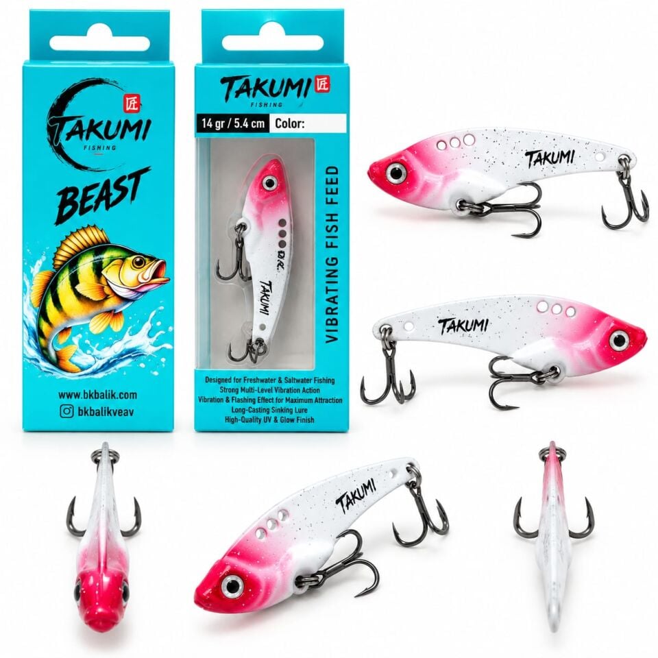 TAKUMİ BEAST VİBRASYON 4.4 CM 8 GR COLOR : 02