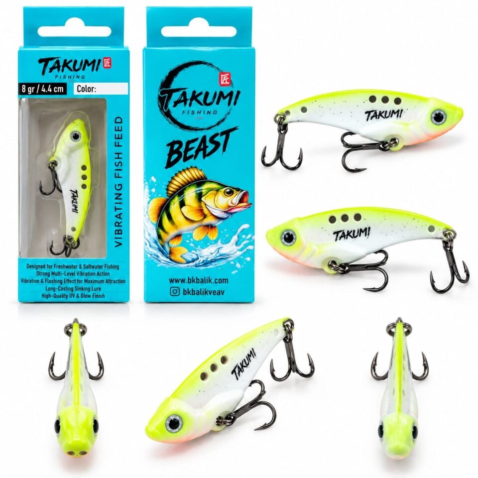TAKUMİ BEAST VİBRASYON 4.4 CM 8 GR COLOR : 03