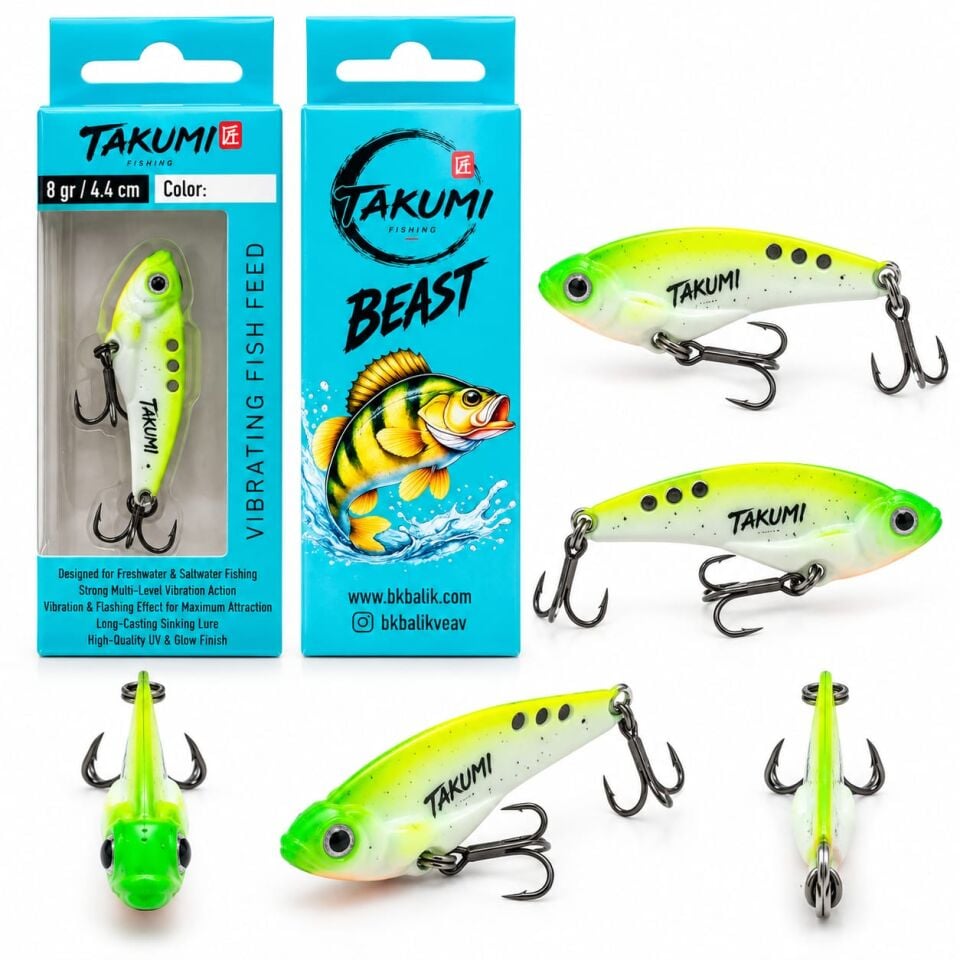 TAKUMİ BEAST VİBRASYON 4.4 CM 8 GR COLOR : 04