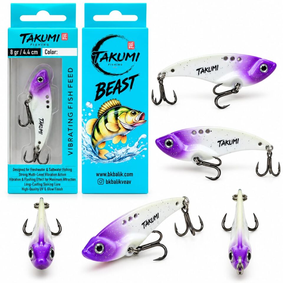TAKUMİ BEAST VİBRASYON 4.4 CM 8 GR COLOR : 05