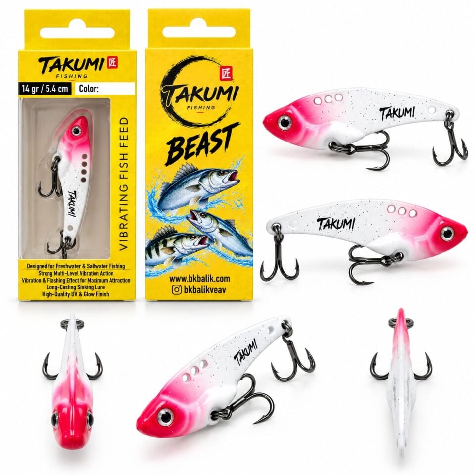 TAKUMİ BEAST VİBRASYON 5.4 CM 14 GR COLOR : 02