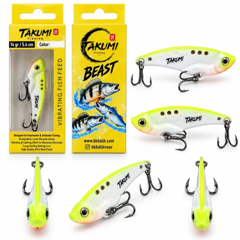 TAKUMİ BEAST VİBRASYON 5.4 CM 14 GR COLOR : 03