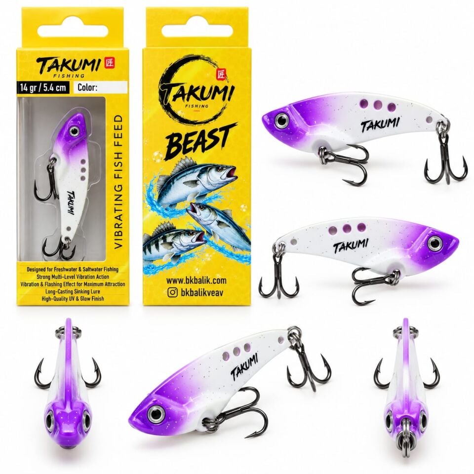 TAKUMİ BEAST VİBRASYON 5.4 CM 14 GR COLOR : 05