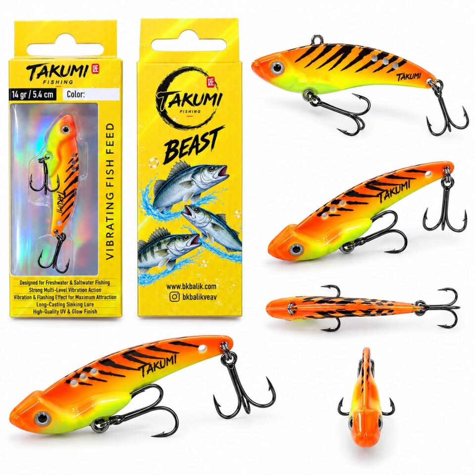 TAKUMİ BEAST VİBRASYON 5.4 CM 14 GR COLOR : 07