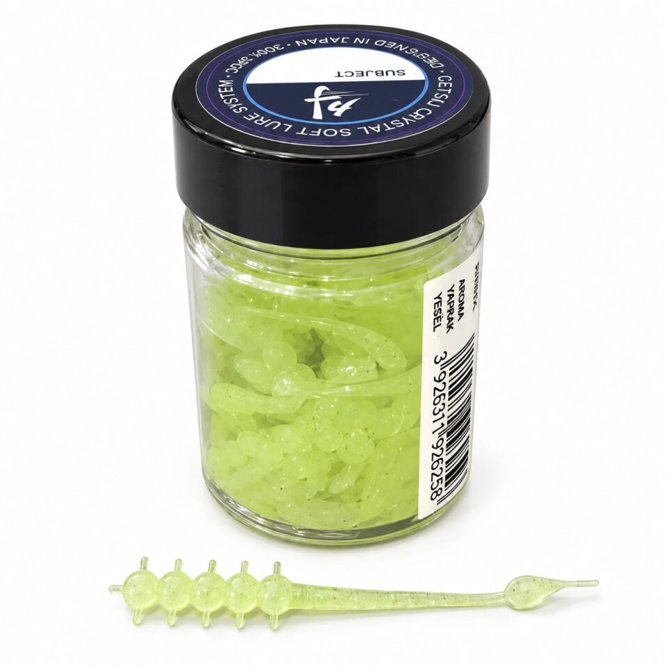 GETSU CRYSTAL 20Lİ 5.2 CM KOKULU LRF SİLİKONU WASABI GREEN