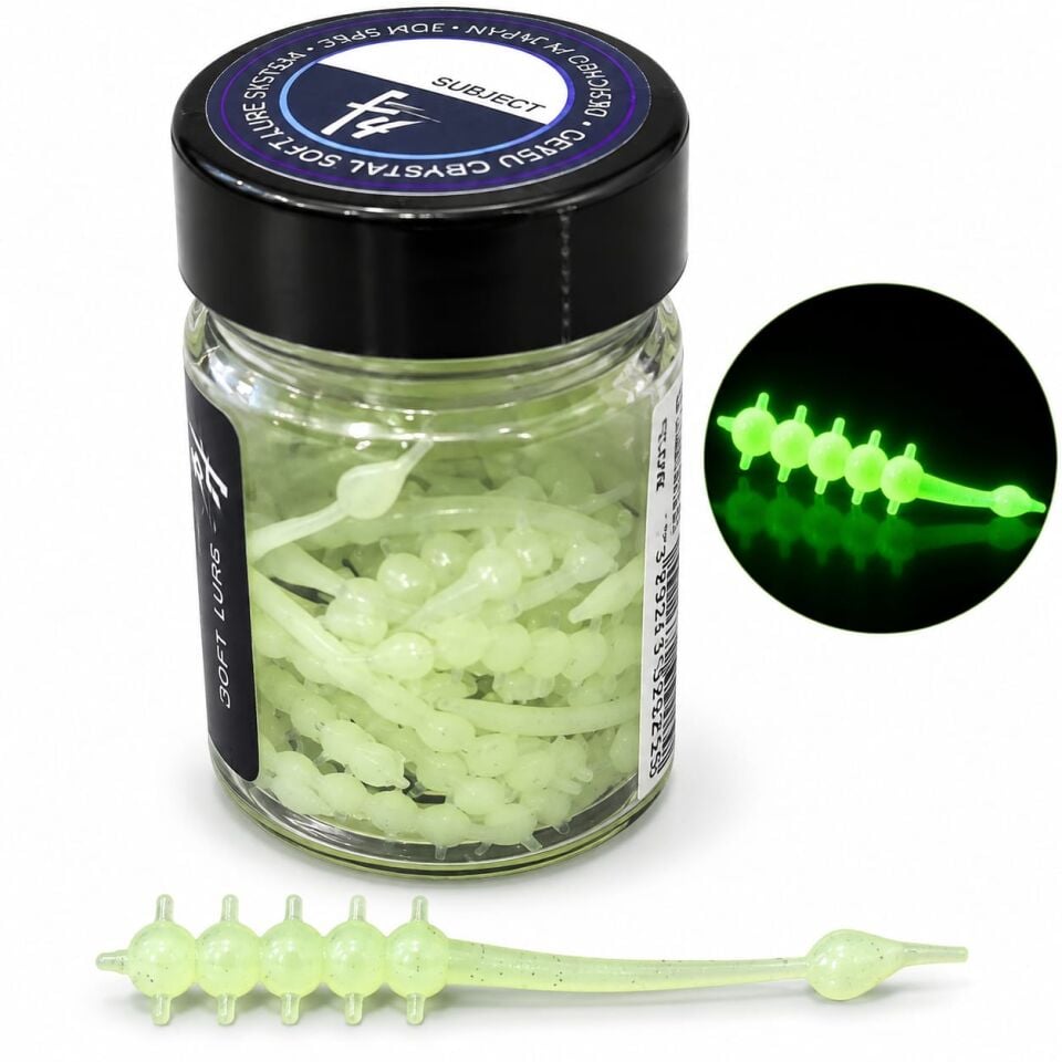 GETSU CRYSTAL 20Lİ 5.2 CM KOKULU LRF SİLİKONU DOUBLE GLOW
