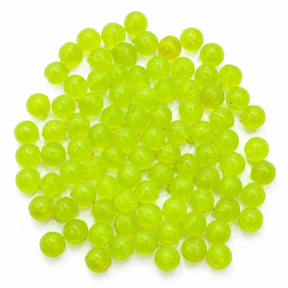 SİLİKON BONCUK YUVARLAK 10 MM 100 LÜ SARI